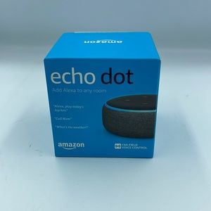 Echo Dot (3rd Gen- Smart speaker with Alexa brand new in sealed box